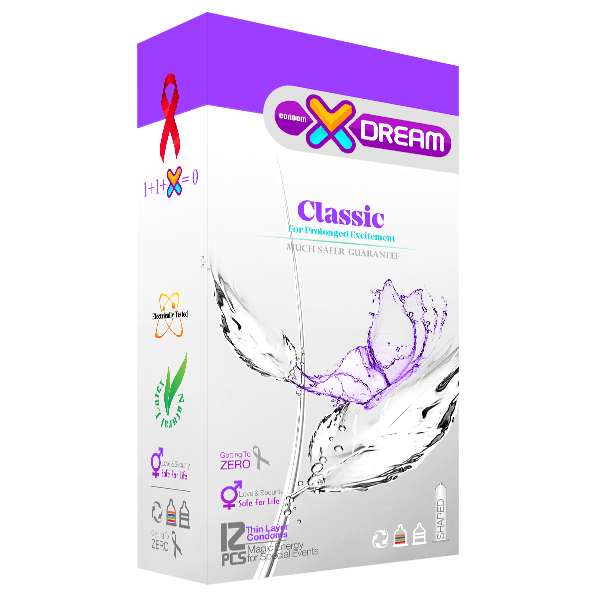 خرید-کاندوم-کلاسیک-ایکس-دریم-Xdream-Classic-فروشگاه-تیبوکا کاندوم کلاسیک ایکس دریم (12 عددی) - تصویر 1