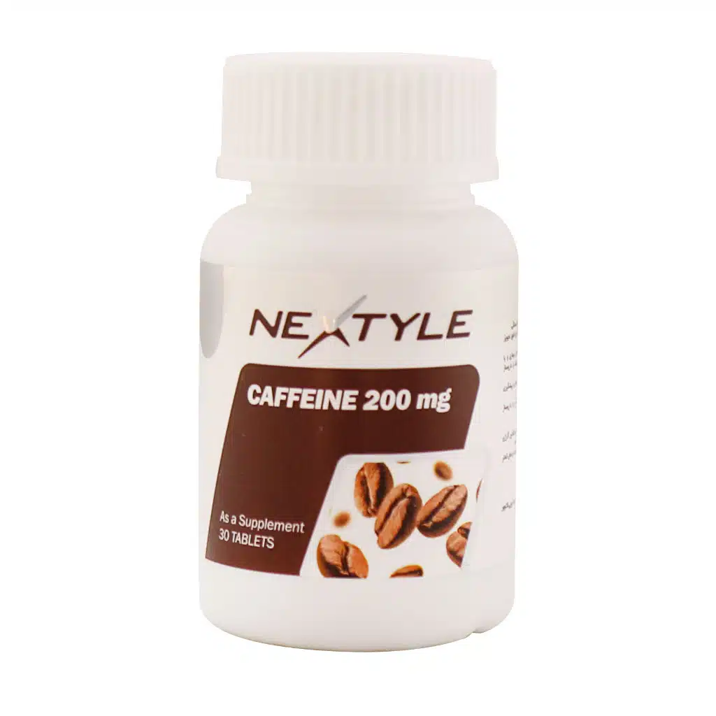 Nextyle-Caffeine-200-mg-30-Tablets.jpg کافئین نکستایل 200 میلی گرم - تصویر 1
