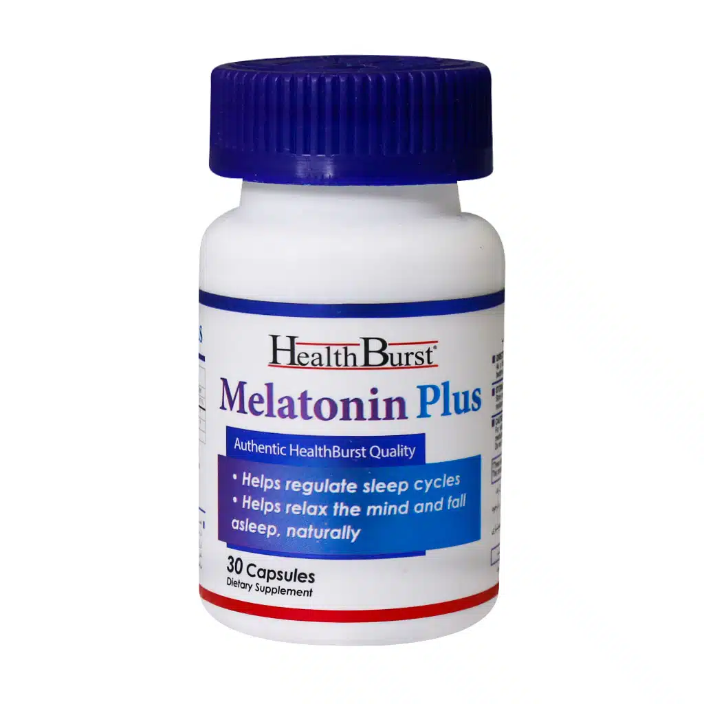 Health-Burst-Melatonin-Plus-30-Capsules.jpg ملاتونین پلاس هلث برست 30 عددی - تصویر 1
